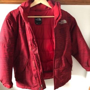 Boys north face puffer jacket